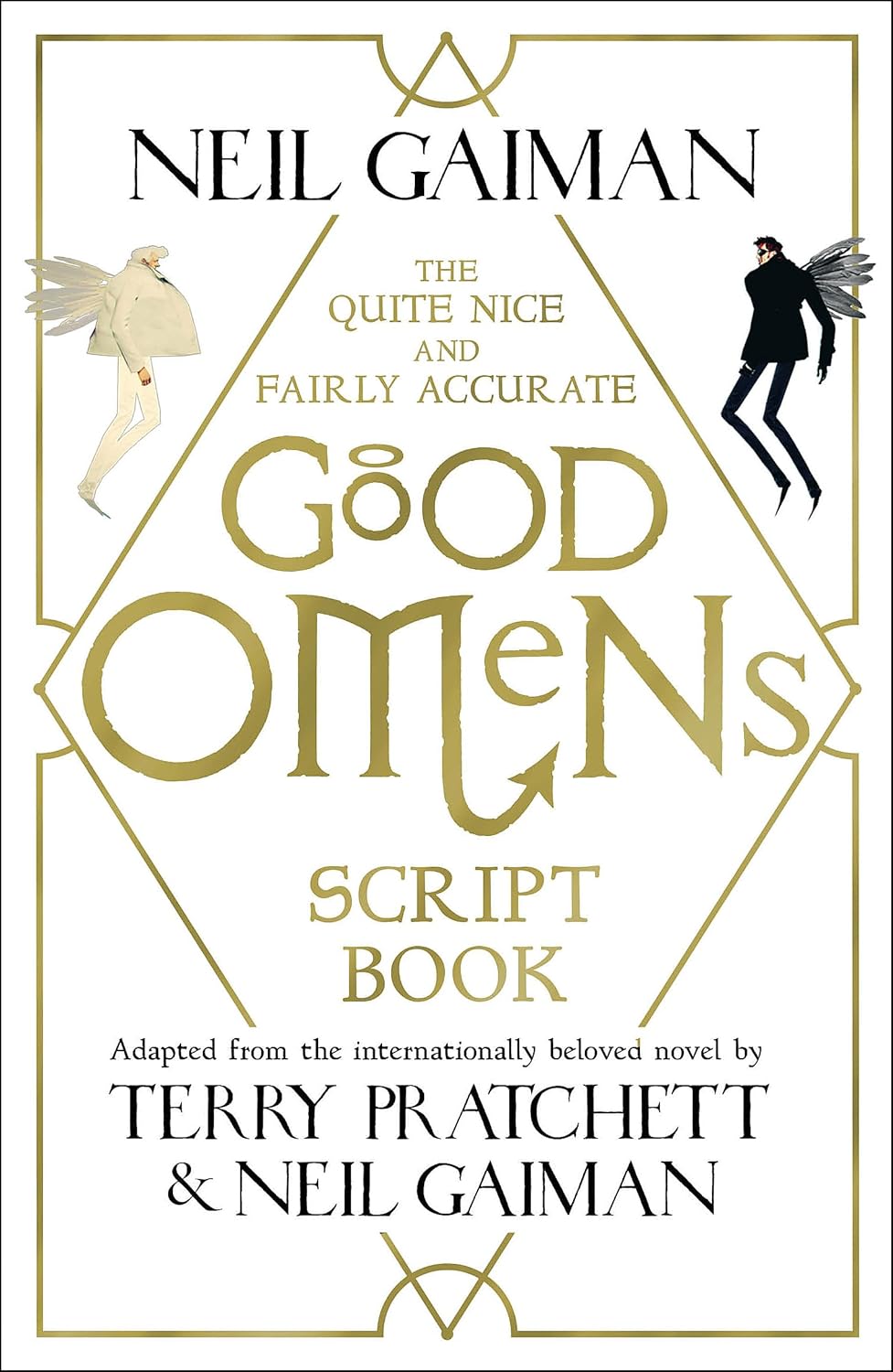 Обкладника "The Quite Nice and Fairly Accurate Good Omens Script Book" - 1 Фото Превью "The Quite Nice and Fairly Accurate Good Omens Script Book" - Фото №1