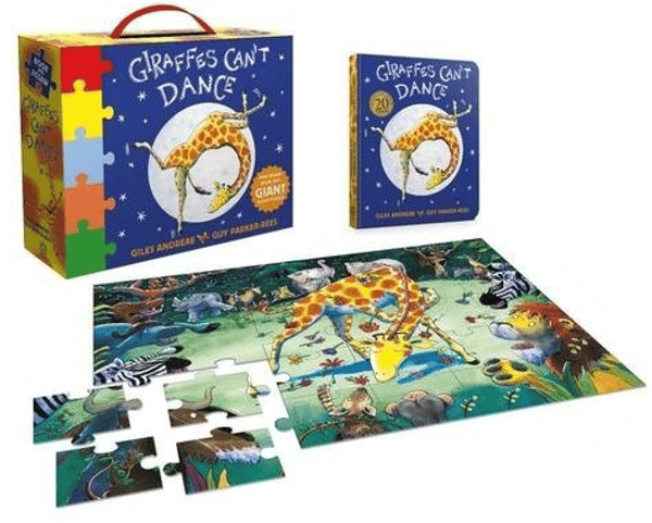 Giraffes Can't Dance Board Book & Jigsaw Carry Case