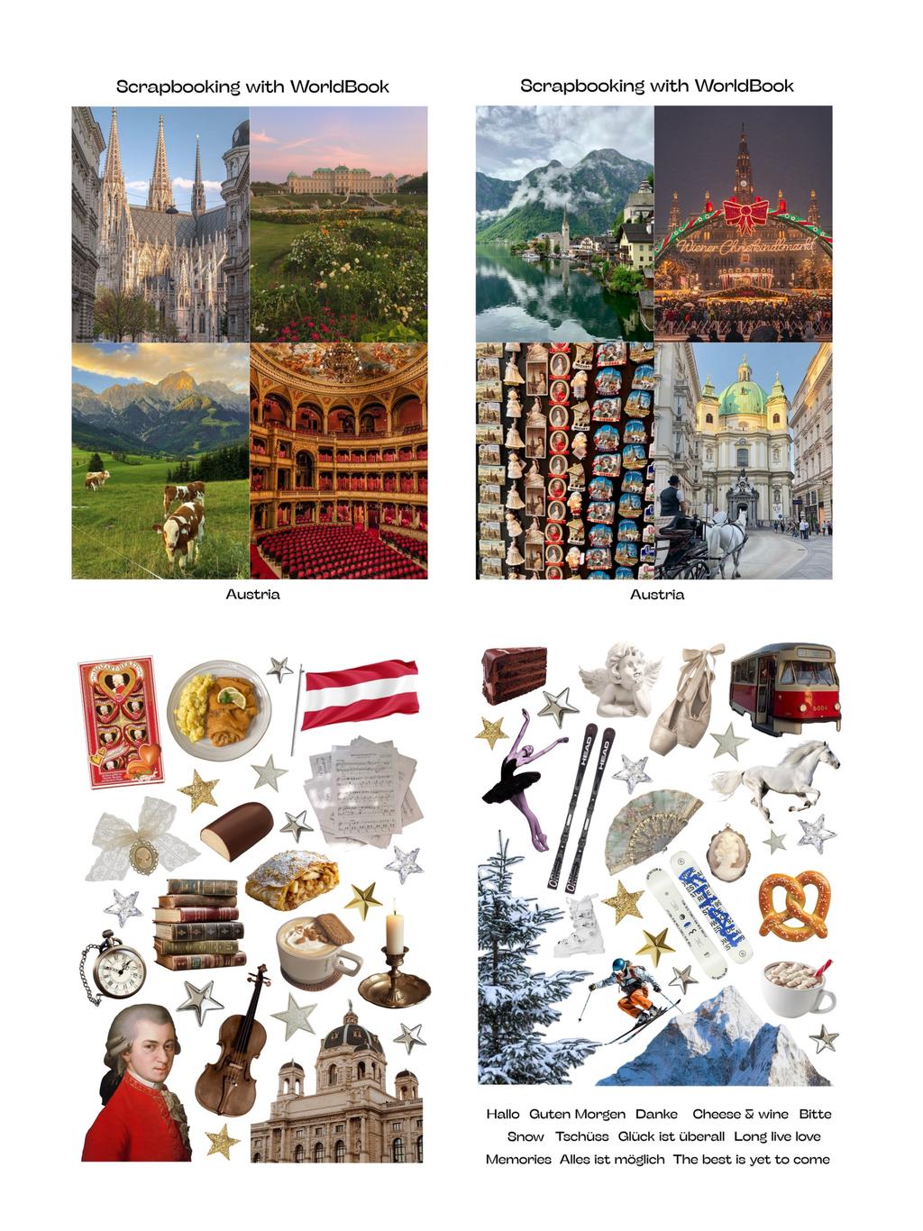 Обкладника "Скрапбукінг «Австрія»" Обкладинка "Скрапбукінг «Австрія»"