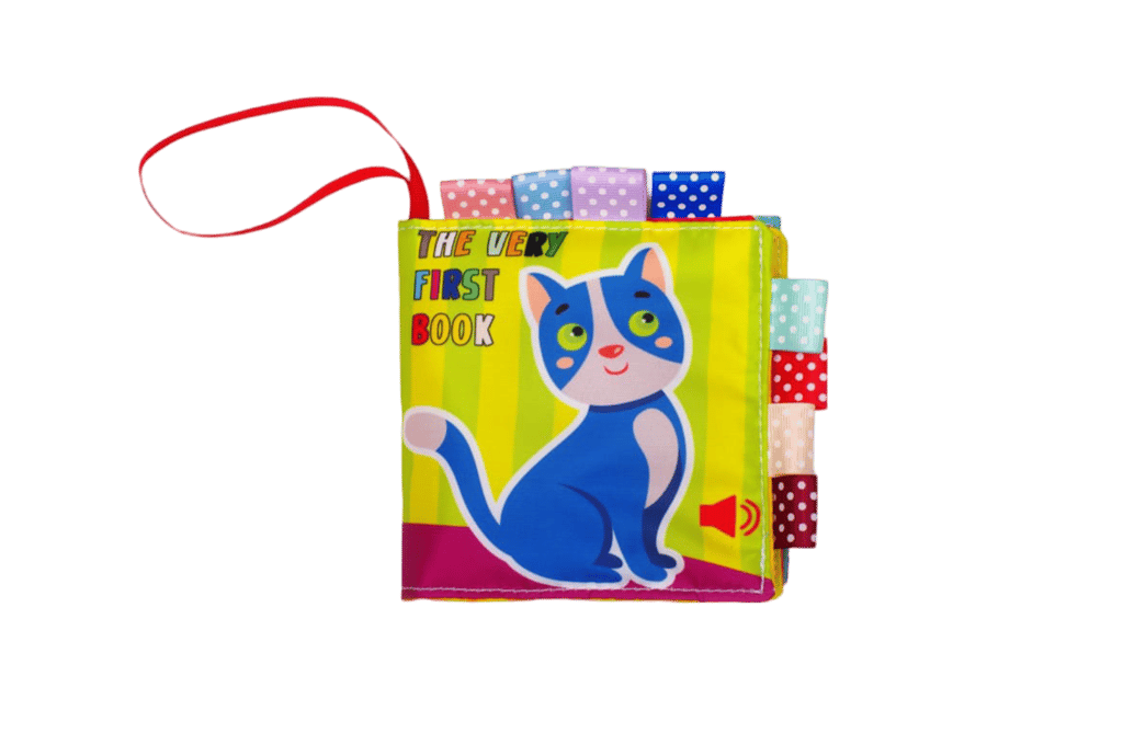 Обкладника "М’яка книжка-шурxотілка «Cat. The very first book»" - 1 Фото Превью "М’яка книжка-шурxотілка «Cat. The very first book»" - Фото №1