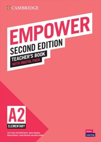 Обкладника "Cambridge English Empower (2nd Edition). A2 Elementary. Teacher's Book with Digital Pack" Обкладинка "Cambridge English Empower (2nd Edition). A2 Elementary. Teacher's Book with Digital Pack"