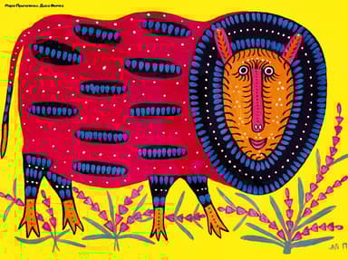 Пазл дерев'яний «Дика овечка» Марія Примаченко