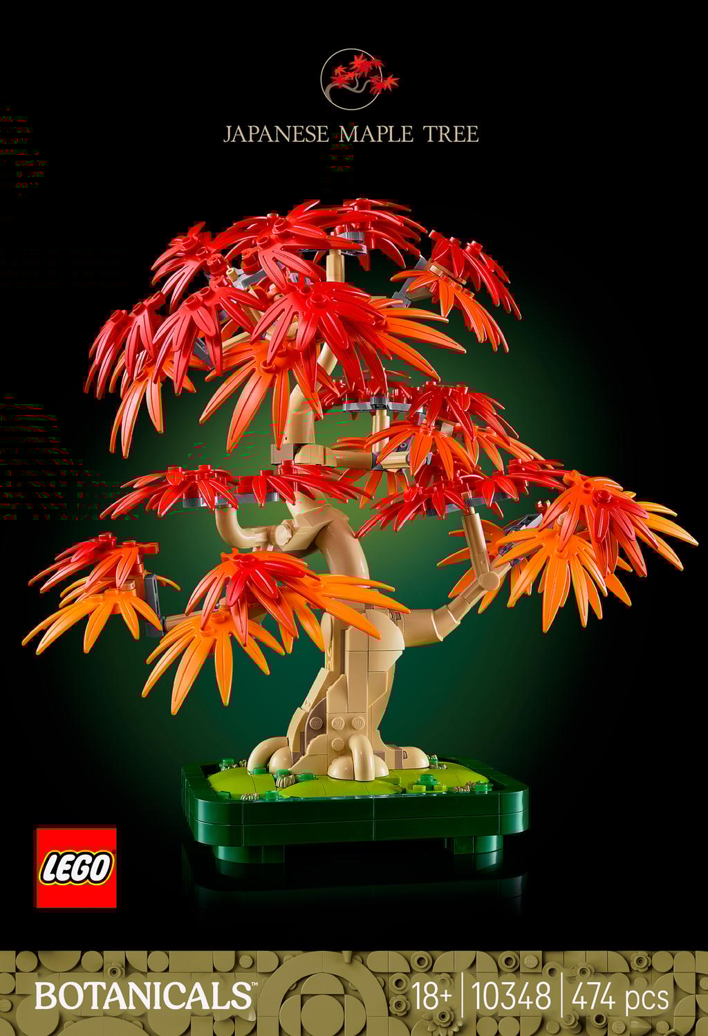 Обкладника "Конструктор LEGO Бонсай з японського червоного клена" Обкладинка "Конструктор LEGO Бонсай з японського червоного клена"