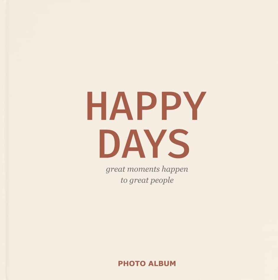 Обкладника "Фотоальбом «Happy Days» білий" - 1 Фото Превью "Фотоальбом «Happy Days» білий" - Фото №1