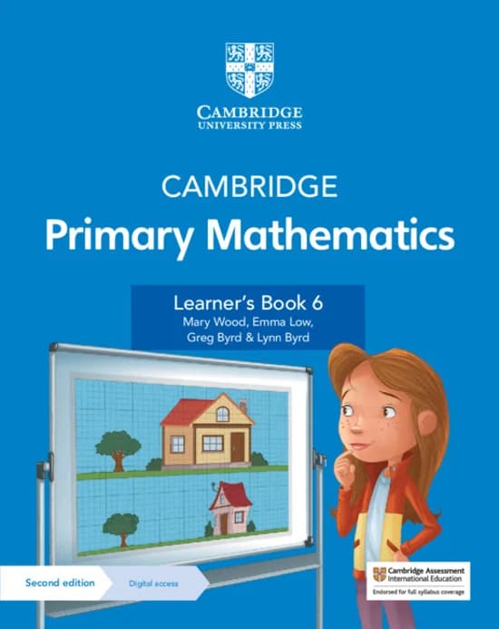 Обкладника "Cambridge Primary Mathematics (2nd Edition). Learner's Book 6 with Digital Access (1 Year)" Обкладинка "Cambridge Primary Mathematics (2nd Edition). Learner's Book 6 with Digital Access (1 Year)"