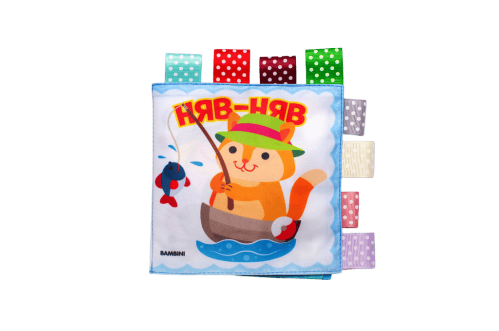 Обкладника "Книжка для купання «Кмітливий котик»" Обкладинка "Книжка для купання «Кмітливий котик»"