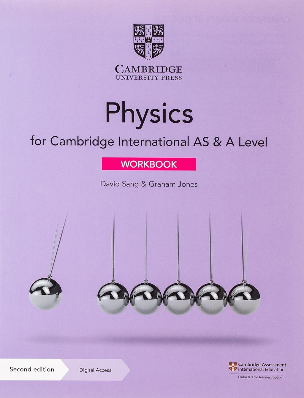 Обкладника "Cambridge International. AS & A Level Physics. Workbook with Digital Access (2 Years)" Обкладинка "Cambridge International. AS & A Level Physics. Workbook with Digital Access (2 Years)"