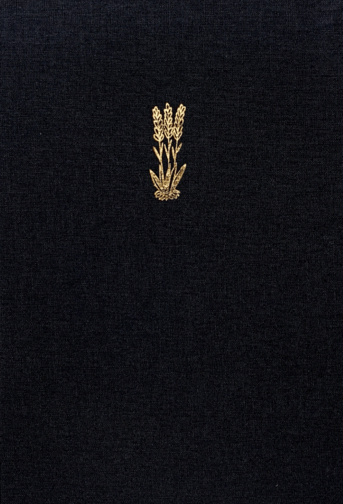 Блокнот «Колоски» чорний