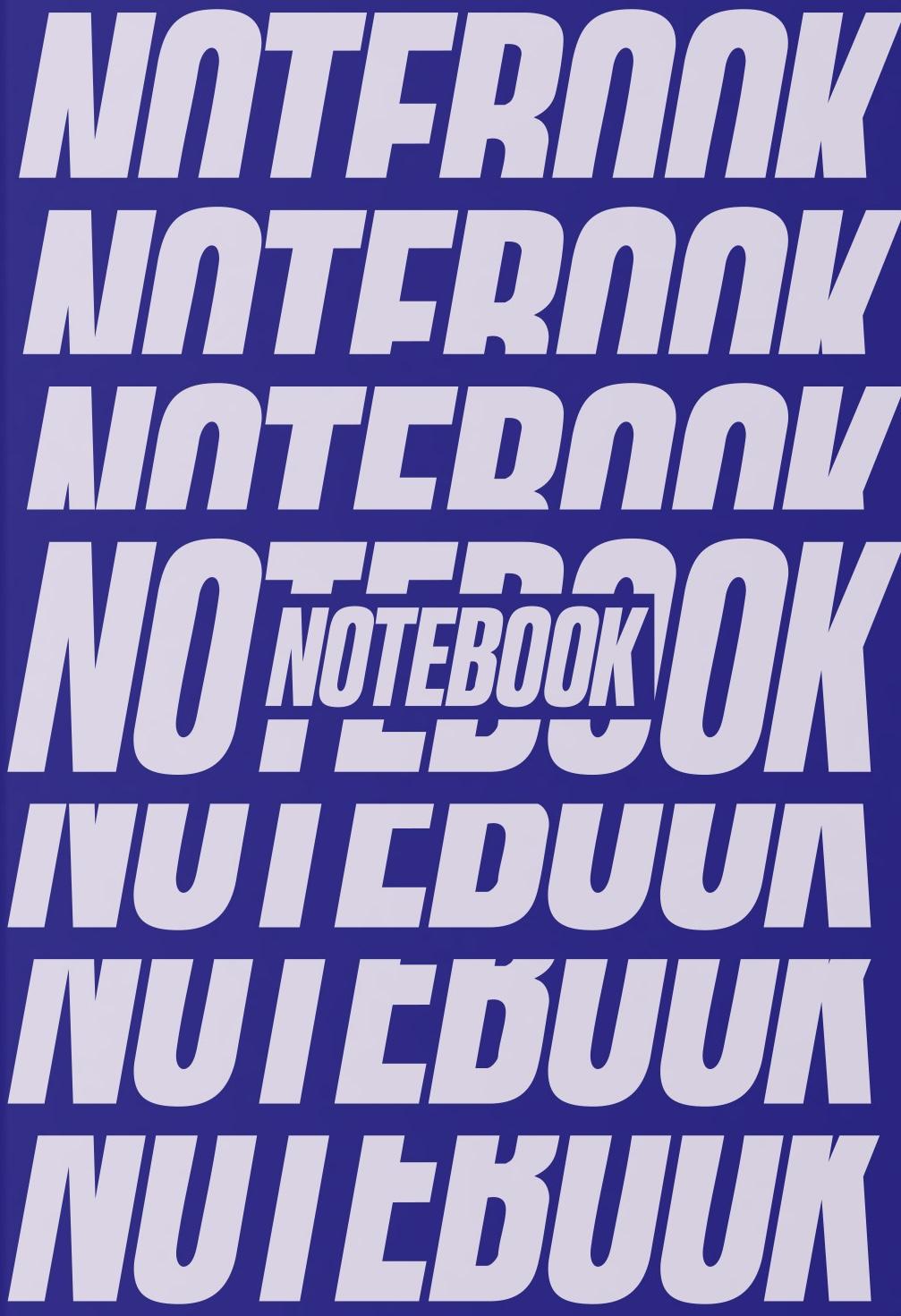 Блокнот «NOTEBOOK» синій