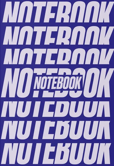 Блокнот «NOTEBOOK» синій