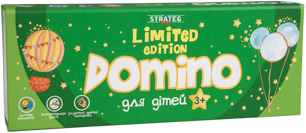 Обкладника "Настільна гра «Domino. Limited edition» зелена" Обкладинка "Настільна гра «Domino. Limited edition» зелена"