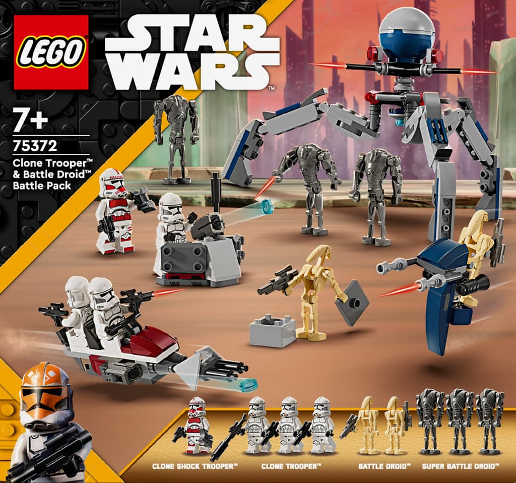 Обкладника "Конструктор LEGO Клони-піхотинці й Бойовий дроїд. Бойовий набір" Обкладинка "Конструктор LEGO Клони-піхотинці й Бойовий дроїд. Бойовий набір"