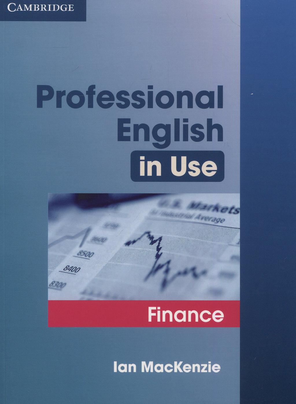 Обкладника "Professional English in Use. Finance" Обкладинка "Professional English in Use. Finance"