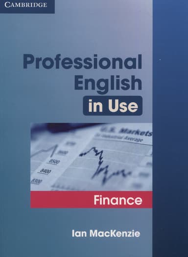 Professional English in Use. Finance