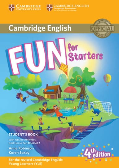 Fun for Starters (4th Edition). Student's Book with Online Activities + Audio and Home Fun Booklet 2