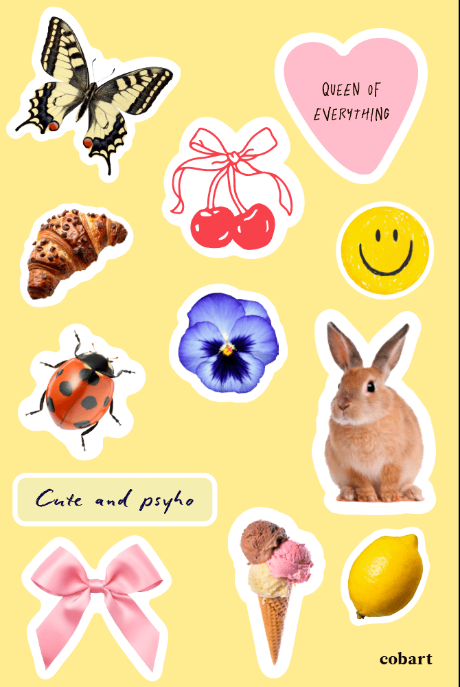 Стікерпак 3Д «Lemon curd»