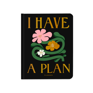 Блокнот для планування "I HAVE A PLAN" квіткова абстракція