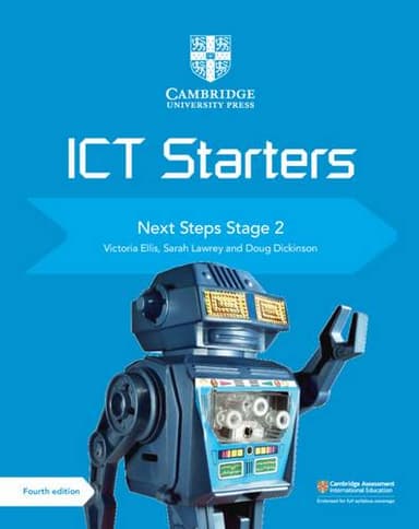 Cambridge ICT. Starters Next Steps: Stage 2