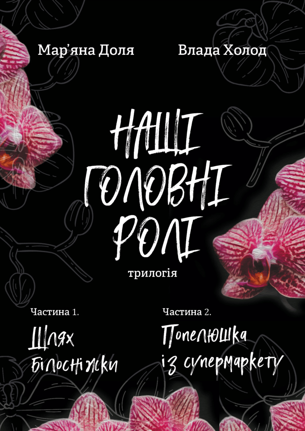 Обкладника "Наші головні ролі (трилогія). Частина 1. Шлях Білосніжки. Частина 2. Попелюшка із супермаркету" - 1 Фото Превью "Наші головні ролі (трилогія). Частина 1. Шлях Білосніжки. Частина 2. Попелюшка із супермаркету" - Фото №1