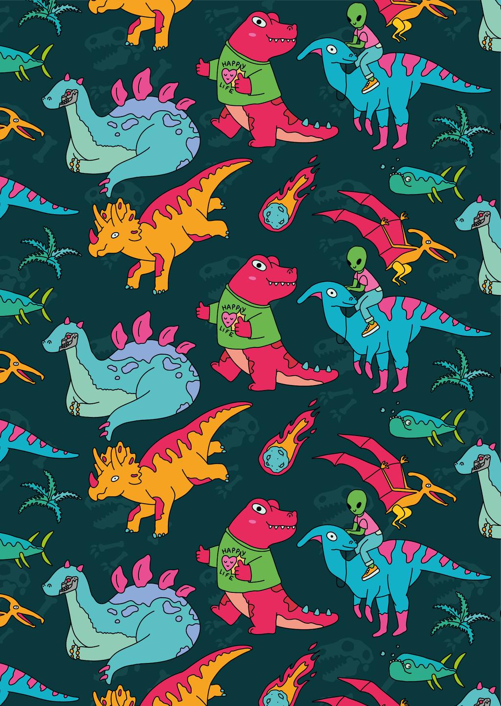 Обкладника "Скетчбук «Динозаври» B5" - 1 Фото Превью "Скетчбук «Динозаври» B5" - Фото №1