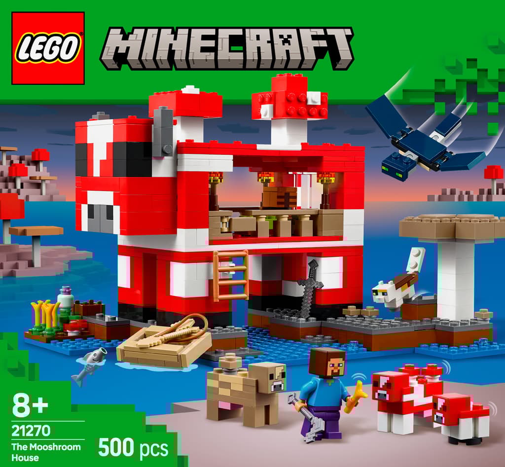 Обкладника "Конструктор LEGO Грибний будинок" Обкладинка "Конструктор LEGO Грибний будинок"