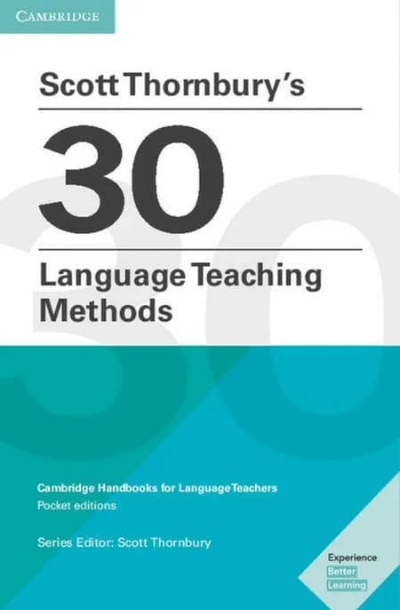 Обкладника "Scott Thornbury's 30 Language Teaching Methods" Обкладинка "Scott Thornbury's 30 Language Teaching Methods"