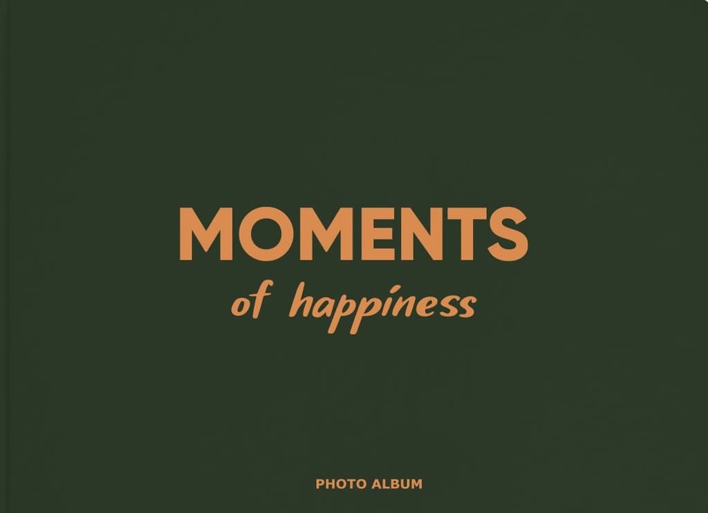 Обкладника "Фотоальбом «Moments of happiness»" Обкладинка "Фотоальбом «Moments of happiness»"