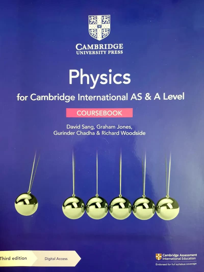 Обкладника "Cambridge International. AS & A Level Physics. Coursebook with Digital Access (2 Years)" Обкладинка "Cambridge International. AS & A Level Physics. Coursebook with Digital Access (2 Years)"