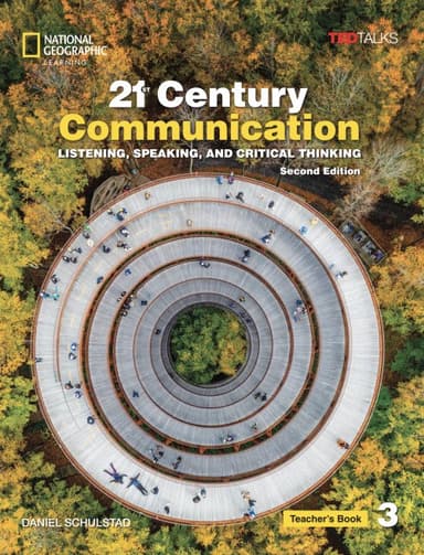 TED Talks: 21st Century Communication. 3 Listening, Speaking and Critical Thinking. Teacher's Book