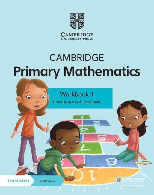 Обкладника "Cambridge Primary Mathematics (2nd Edition). Workbook 1 with Digital Access (1 Year)" Обкладинка "Cambridge Primary Mathematics (2nd Edition). Workbook 1 with Digital Access (1 Year)"