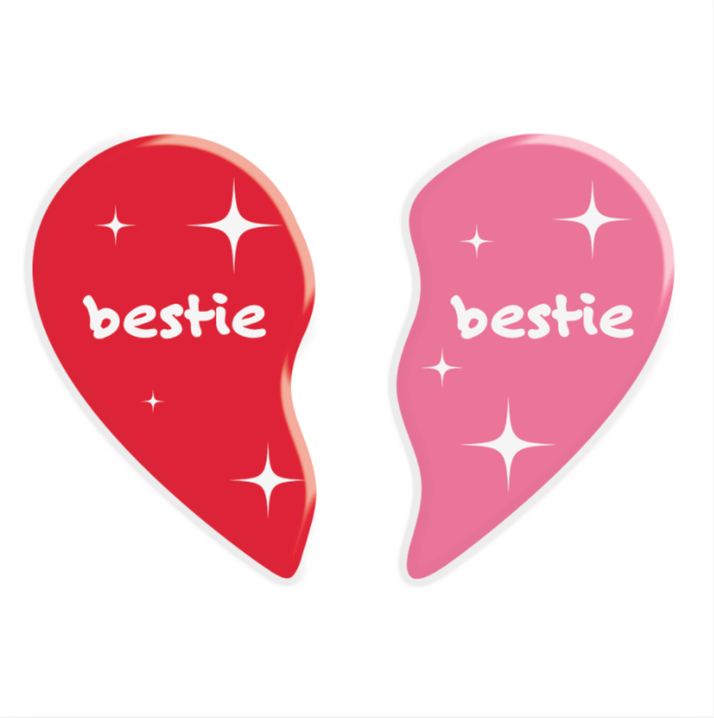 Обкладника "3D стікер «Bestie Set»" Обкладинка "3D стікер «Bestie Set»"