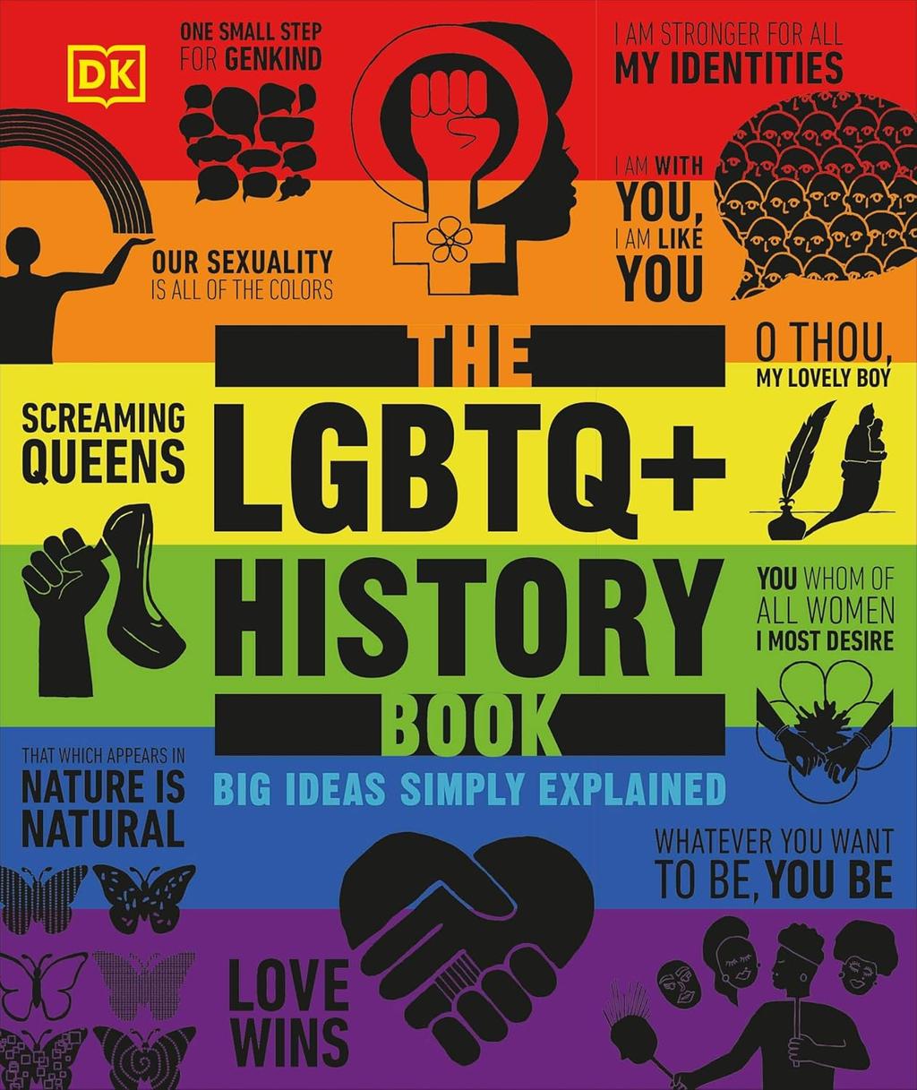 Обкладника "Big Ideas: The LGBTQ+ History Book" Обкладинка "Big Ideas: The LGBTQ+ History Book"