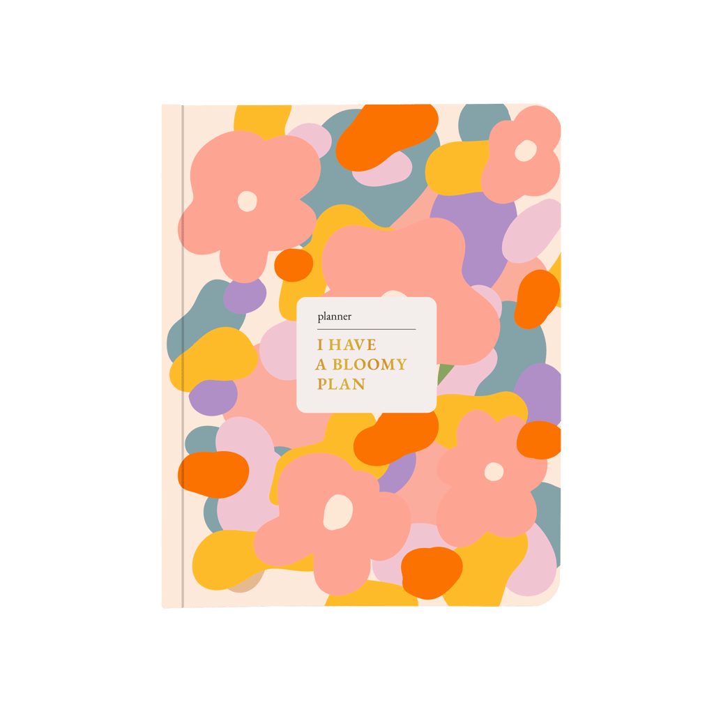 Обкладника "Блокнот для планування "I HAVE А BLOOMY PLAN" барвистий" - 1 Фото Превью "Блокнот для планування "I HAVE А BLOOMY PLAN" барвистий" - Фото №1