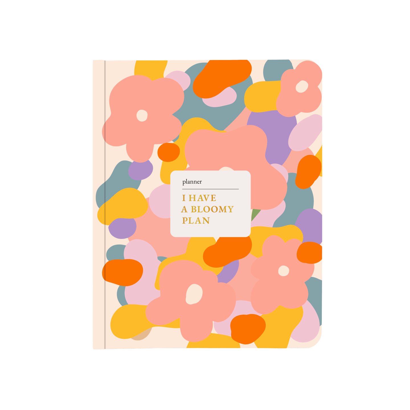 Блокнот для планування "I HAVE А BLOOMY PLAN" барвистий