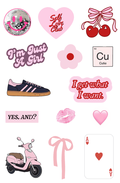 Стікерпак 3Д «Cutie»