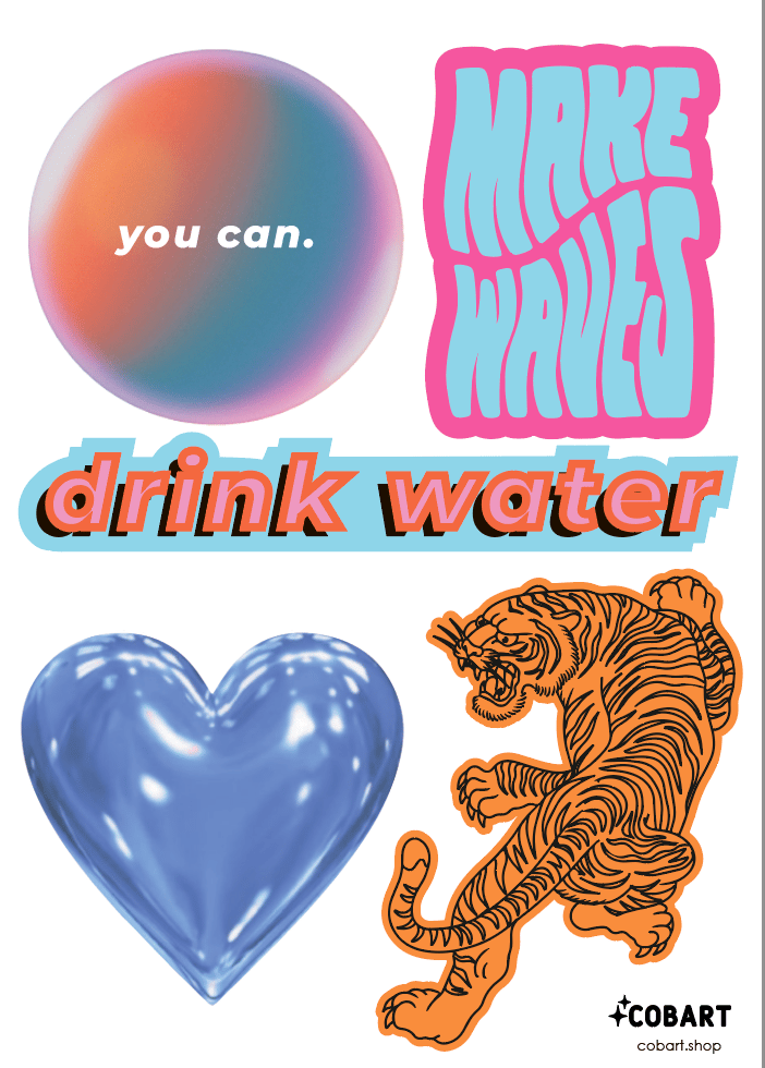 Обкладника "Вініловий стікерпак «You can»" - 1 Фото Превью "Вініловий стікерпак «You can»" - Фото №1