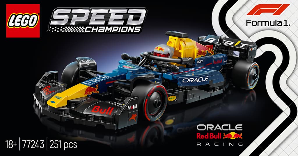 Обкладника "Конструктор LEGO Автомобіль для перегонів F1® Oracle Red Bull Racing RB20" Обкладинка "Конструктор LEGO Автомобіль для перегонів F1® Oracle Red Bull Racing RB20"