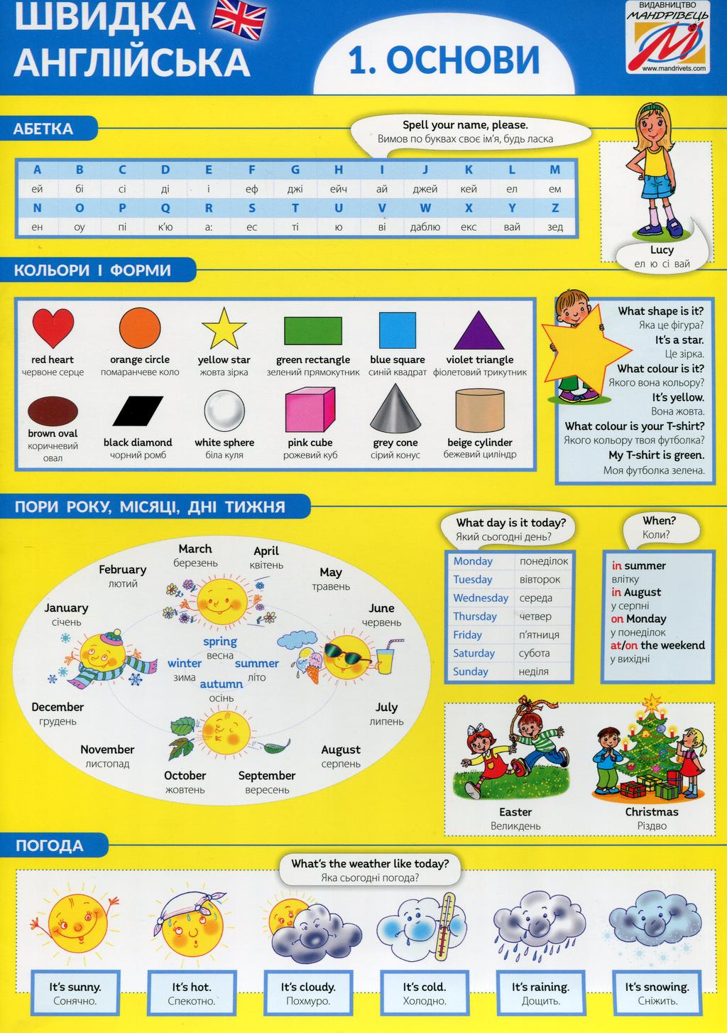 Обкладника "Швидка англійська. Основи" - 1 Фото Превью "Швидка англійська. Основи" - Фото №1