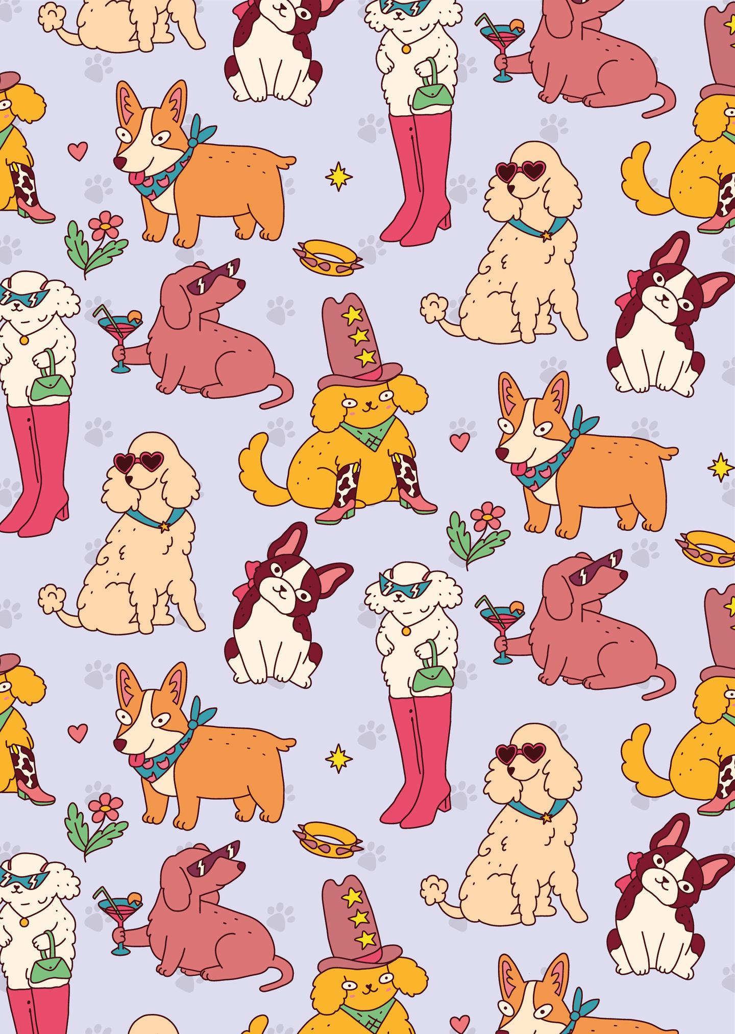 Скетчбук «Песики» на пружині A6