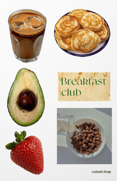 Вініловий стікерпак «Breakfast»