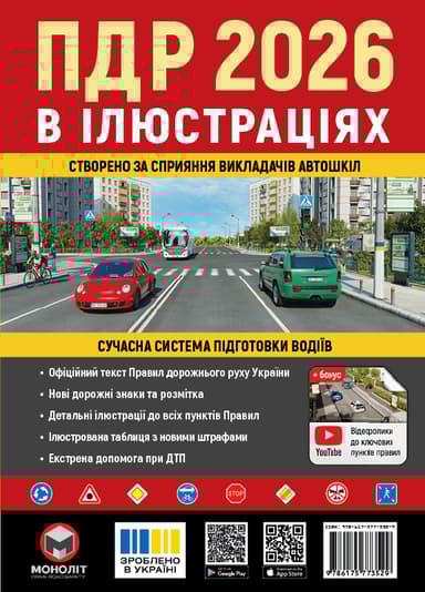 ПДР України 2026 в ілюстраціях