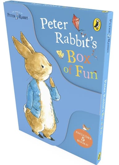 Peter Rabbits Box of Fun (3 Stickers Books + 2 Activity Books)