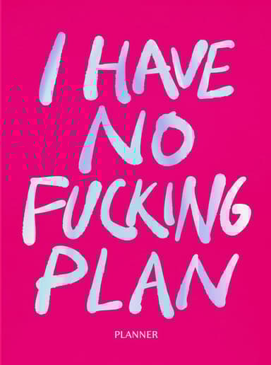 Блокнот для планування "I HAVE NO PLAN" рожевий