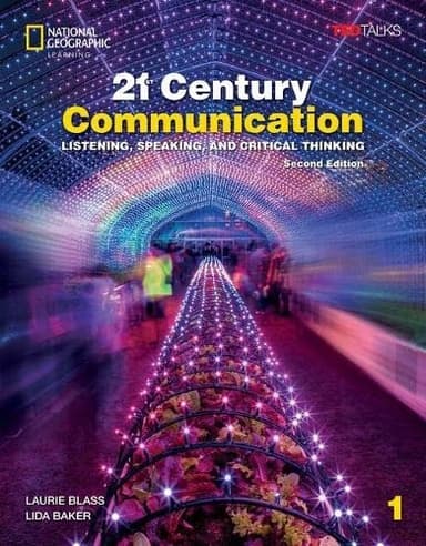 TED Talks: 21st Century Communication. 1 Listening, Speaking and Critical Thinking. Student's Book + Spark