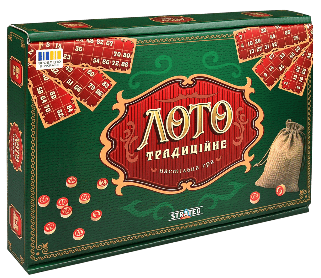 Обкладника "Настільна гра «Лото традиційне»" Обкладинка "Настільна гра «Лото традиційне»"
