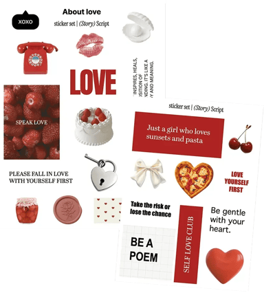 Стікери «About Love»