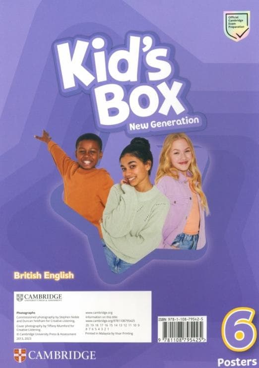 Обкладника "Kid's Box New Generation 6. Posters (8)" - 1 Фото Превью "Kid's Box New Generation 6. Posters (8)" - Фото №1