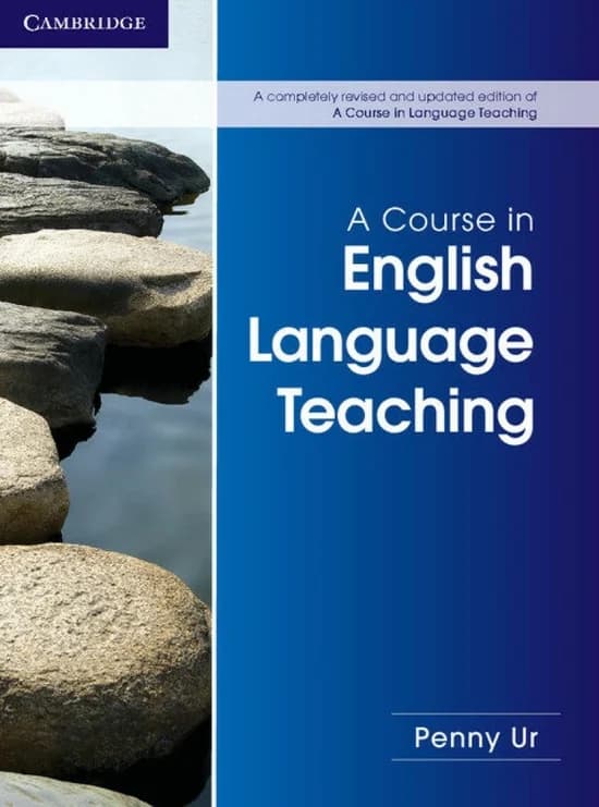 Обкладника "A Course in English Language Teaching" Обкладинка "A Course in English Language Teaching"