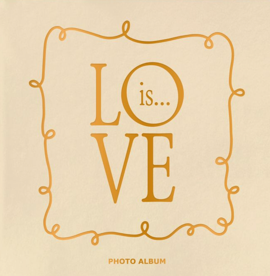 Обкладника "Фотоальбом «Love is...» бежевий" - 1 Фото Превью "Фотоальбом «Love is...» бежевий" - Фото №1
