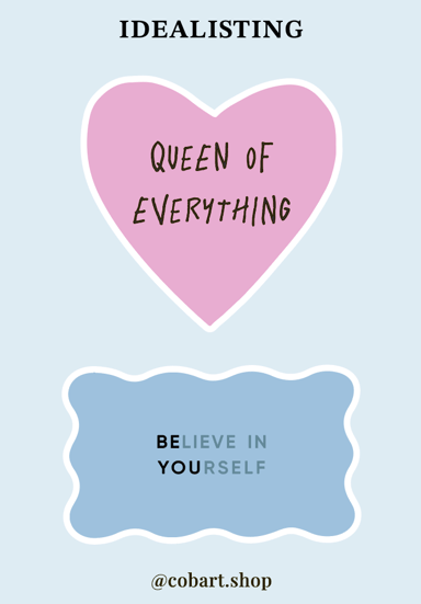 Стікерпак 3Д «Idealisting»